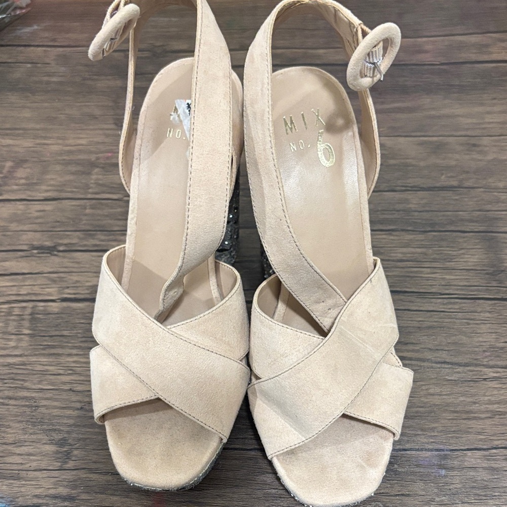 Mix No. 6 Women's Tan Wedge Sandals